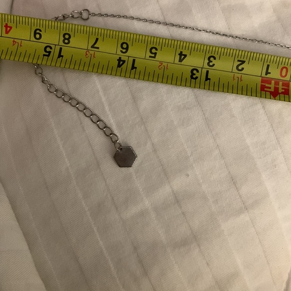 Silver tone pink (strawberry flavor😜) ice cream🍦 necklace 14 1/2” + 3”extender - Picture 6 of 7